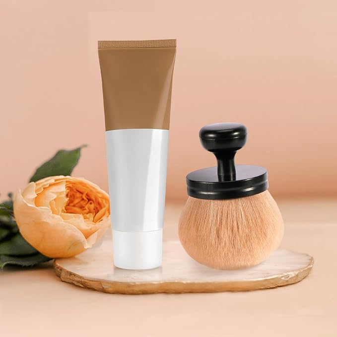 UNIMEIX 3 Inch Sunscreen Applicator Self Tanner Brush Body Makeup Kabuki Blend - Image 6