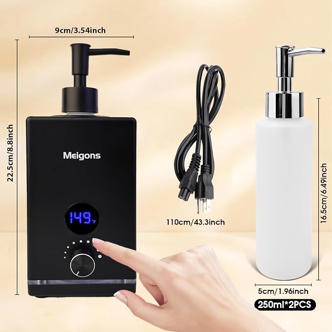 Oil Warmer for Massage, Massage Oil Warmer, Body Oils Heater for Spa, - Image 6