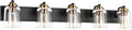 SOLFART 5 Lights Vintage Vanity Lighting Over Mirror Brass Bathroom Vanity by SOLFART