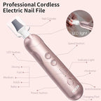 Cordless Electric Nail File Set, Rechargeable Pedicure Tools - Image 9
