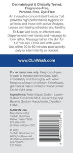 CLn® SportWash – High-Performance Sport Body Wash, - Image 2