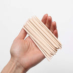 100 Pcs Orange Wood Nail Sticks Double Sided Multi Functional Cuticle Pusher - Image 3