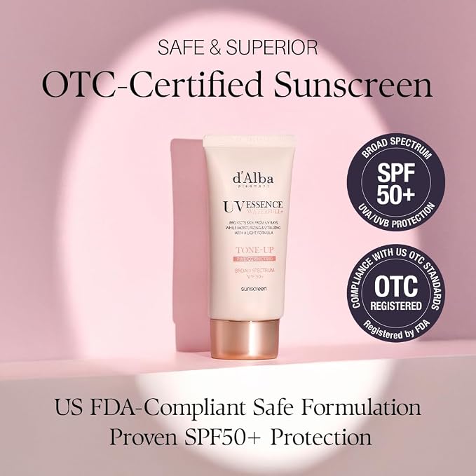 d'alba Piedmont Waterfull Tone-Up Sunscreen Serum BROAD SPECTRUM SPF 50 + - Image 3