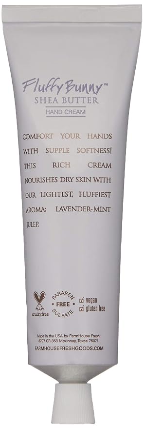 FarmHouse Fresh Fluffy Bunny Shea Butter Hand Cream, Lavender Mint, 2 fl. oz. - Image 4