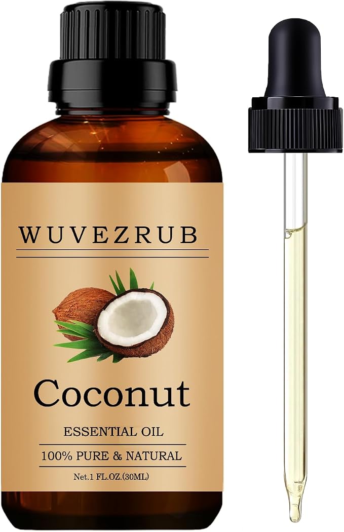 Coconut Essential Oils, 30ML Pure and Natural Essential Oil by WUVEZRUB