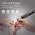 Professional Manicure Pedicure Kit Cordless Electric Nail File Set 6 Speed - Image 6