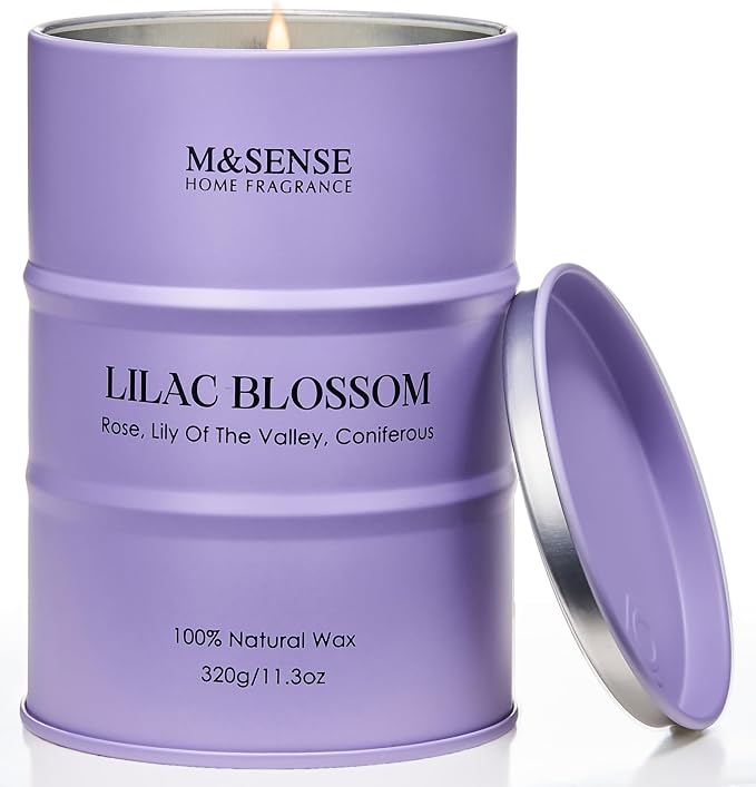 M&SENSE Lilac Blossom Soy Candles by MSENSE
