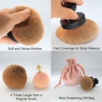 Big Self Tanning Blend Brush, Extra Large Kabuki, Self Tanner, Sunless Tanning - Image 5