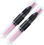 2PCS Victory Ceramic Stone Two-Way Nail Pusher & File Cuticle Trimmer Manicure by VICTORYNAIL