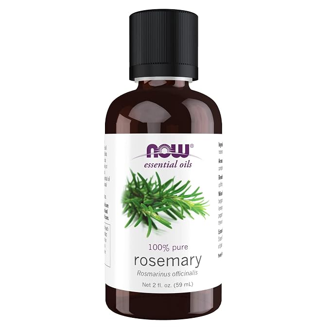 NOW Essential Oils, Rosemary Oil, Purifying Aromatherapy Scent, Steam Distilled by NOW