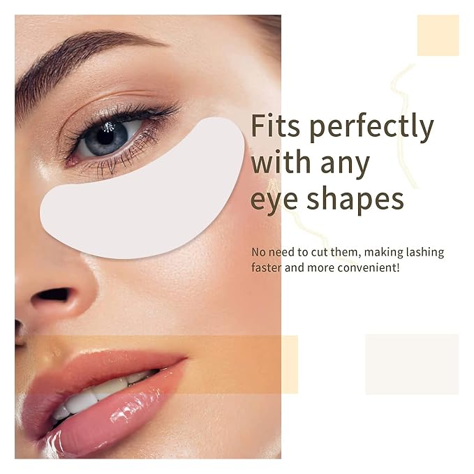 100 PCS Foam Eye Pads for Lash Extensions, 2.76" Under Eye Pads for Eyelash - Image 5