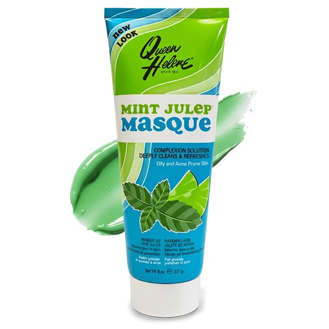 Queen Helene Mint Julep Masque 8 oz – Deep Cleansing Clay Face Mask by Queen+Helene