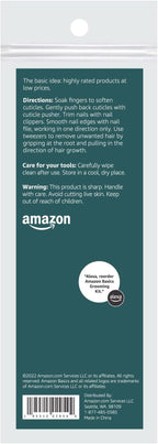 Amazon Basics 5-Piece Nail Care Grooming Kit, Manicure Pedicure Set - Image 2