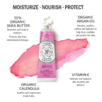 La Chatelaine 20% Shea Butter Hand Cream, Travel Size, Organic Argan Oil - Image 2