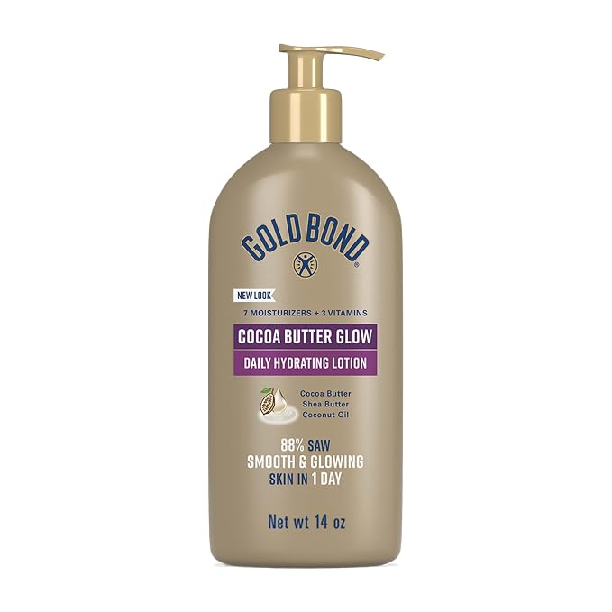 Gold Bond Cocoa Butter Glow Daily Hydrating Lotion by GoldBond