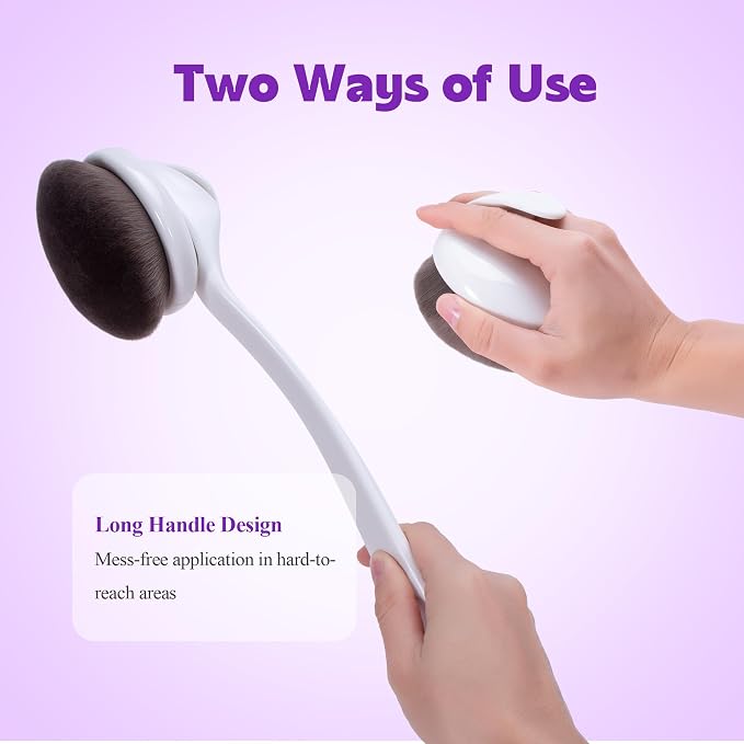 Blend & Blur Extra Large Body Makeup Brush- Self Tanner Brush - Image 5