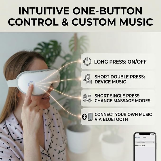 STRIDEFLOW Gentle Eye Massager for Dry Eye & Migraine Relief, LIGHT Air - Image 5