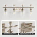 Bathroom Light Fixtures, Brushed Nickel Vanity Lights - Image 6