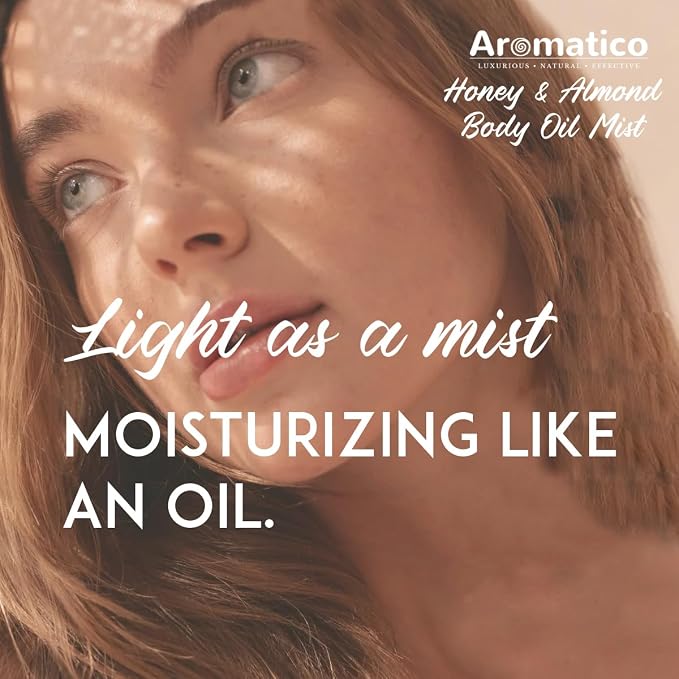 Aromatico Honey & Almond Body Oil Mist - Image 6