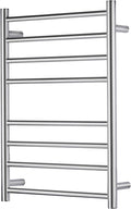 Towel Warmer Polished Chrome for Bathroom Wall Mounted Drying Rack Plug-in by SHARNDY