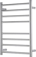 Towel Warmer Polished Chrome for Bathroom Wall Mounted Drying Rack Plug-in by SHARNDY