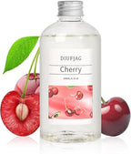 Cherry Diffuser with 10 Fiber Sticks, 6.7 oz Diffusers by DIUFJAG