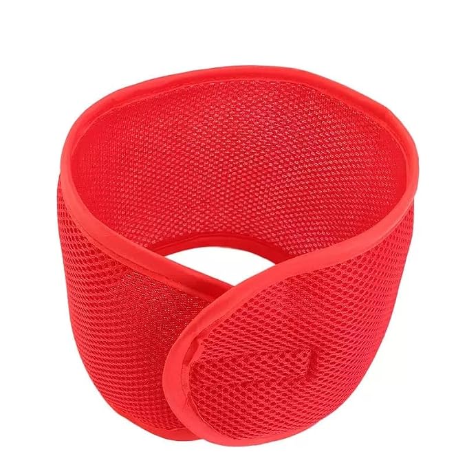 2Pcs black and red Mesh Hair Wraps, Thicker Soft Head Wraps - Image 8