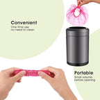 100Pcs Pink Disposable Shower Caps - Image 4