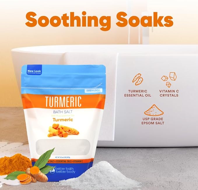 Turmeric Bath Salt 32 Oz Epsom Salt - Image 7