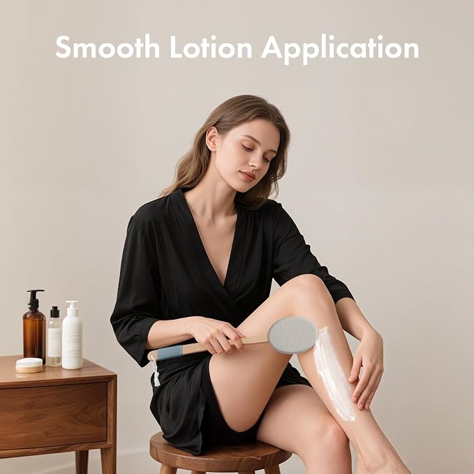 AmazerBath Lotion Applicator for Back, 4 Replaceable Pads - Image 7