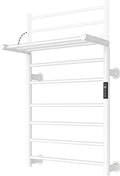 Foldable Heated Towel Rack, Dual-Zone Electric Towel Warmer Rack by Caldayx