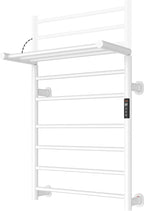 Foldable Heated Towel Rack, Dual-Zone Electric Towel Warmer Rack by Caldayx