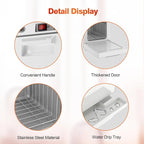 Towel Warmer Cabinet, 5L Hot Bath Towel Warmer Heating Use - Image 4