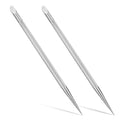 2 PCS Nail Cleaning Cuticle Stick, Stainless Steel, Cuticle Pusher Remover Dead by Unknown