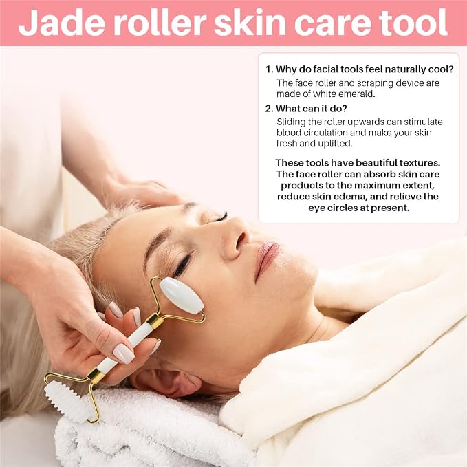 shenghang Jade Face Roller and Gua Sha Set - Image 5
