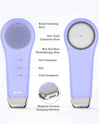EZBASICS Facial Cleansing Brush face Scrubber Waterproof Face Scrub Brush - Image 7
