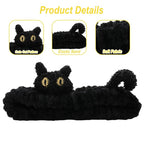 Funny Cat Headband for Women, Cute Animal Duck Frog Dinosaur Snail Kawaii Spa - Image 3