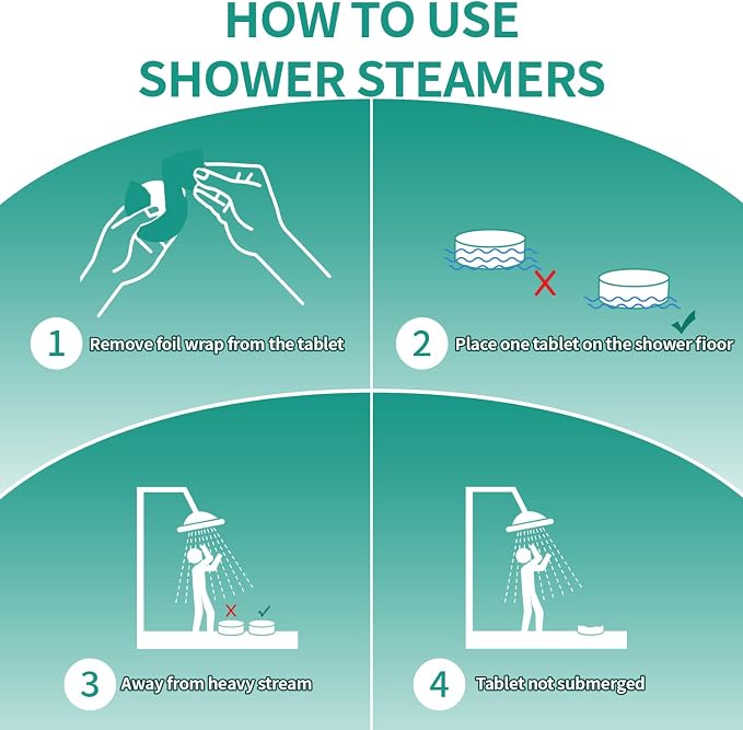Shower Steamers Aromatherapy, 15 Pack Basket Set - Image 8