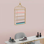 Nail Polish Organizer Wall Mounted, 4-Tier Nail Polish Storage Rack, Metal Nail - Image 9
