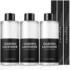 COCODOR Reed Diffuser Oil Refill/Garden Lavender/6.7oz/3 Pack/Aroma Therapy by COCODOR