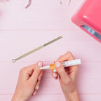 Beavorty Stainless Steel Nail Spatula and Triangle Cuticle Pusher Set 5.12 Inch - Image 4