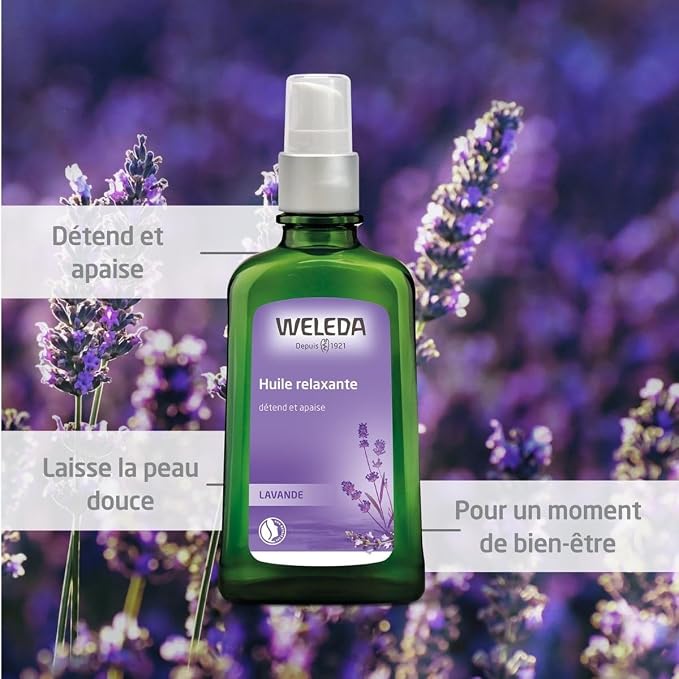 Weleda Relaxing Lavender Body & Beauty Oil, 3.4 Fluid Ounce - Image 2