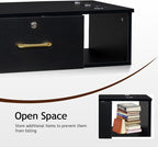 Wall Mount Styling Station for Hair Stylist, Wooden Hair Salon Station Storage - Image 4