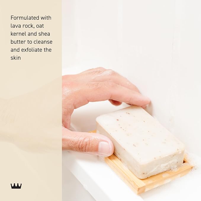 Cremo Exfoliating Body Bar for Men, Italian Bergamot Scent, Cleanses and - Image 4