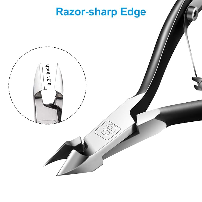 Cuticle Nippers Cuticle Trimmer Remover Clippers Stainless Steel Cutter - Image 2