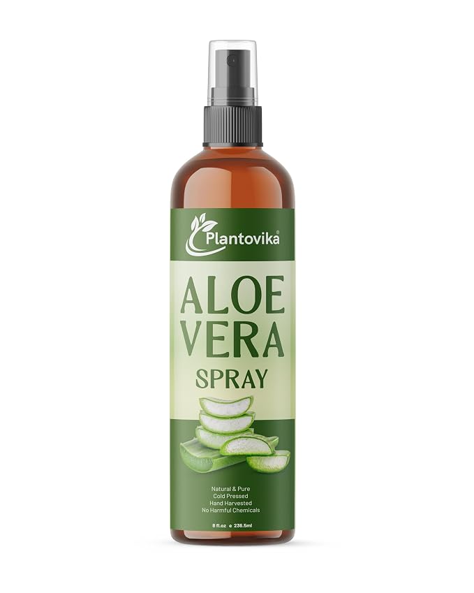 Aloe Vera Facial & Body Mist, 8 Fl Oz, Hydrating Face, hair and Skin Spray. by Plantovika