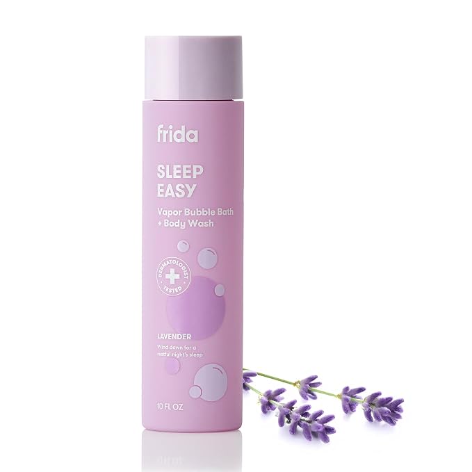 Frida Baby Lavender Baby & Kids Bubble Bath + Body Wash, Sleep & Calming by Frida