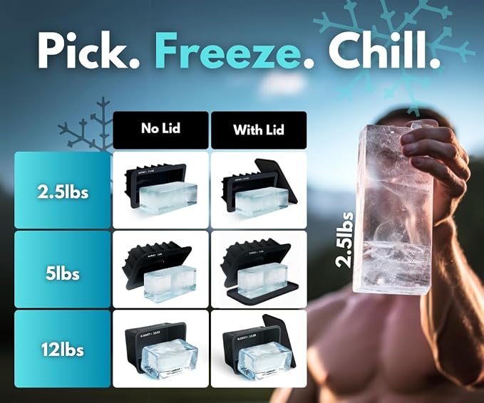 Alaskey® Giant Ice Block Mold 12 lbs | Create Perfect Reusable Ice Bricks | - Image 7