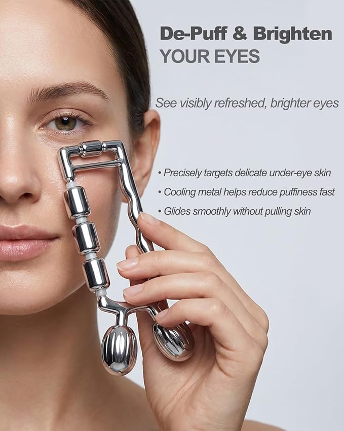 Yeamon 3-in-1 Face Roller for Skin Care, Facial Massager - Image 4