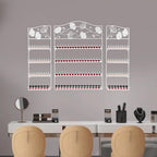 4 Tier Wall-Mounted Nail Polish Storage Racks 3PCS Metal Nail Polish Organizer - Image 6
